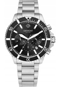 Zegarek Giewont Zegarek Męski Chronograph Sapphire Srebrny GW3970-B2. Kolor: srebrny #1