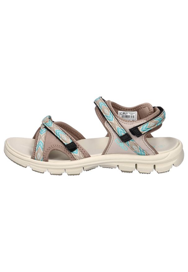 Sandały turystyczne damskie CMP Almaak. Kolor: wielokolorowy, niebieski, beżowy. Sport: turystyka piesza