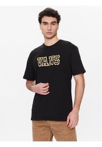 Vans T-Shirt Bones VN00003X Czarny Classic Fit. Kolor: czarny. Materiał: bawełna