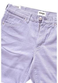 Wrangler - SPODENKI WRANGLER 5 POCKET SHORT HEIRLOOM LILAC W14CLV33C 112126607. Materiał: jeans. Wzór: aplikacja #5