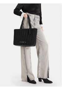 Karl Lagerfeld - KARL LAGERFELD Torebka A4W30071 Czarny. Kolor: czarny. Materiał: skórzane #3