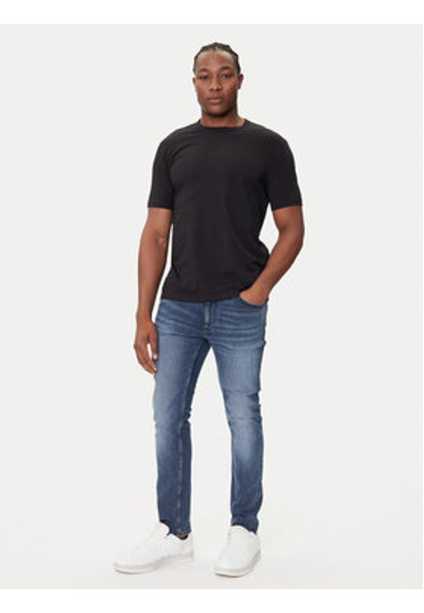 Hugo - HUGO Jeansy Zane 50541551 Granatowy Extra Slim Fit. Kolor: niebieski