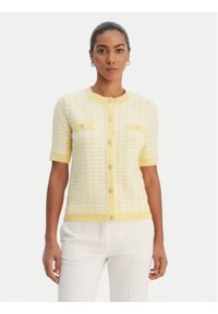 Morgan Kardigan 261-MIRES Różowy Slim Fit. Kolor: różowy. Materiał: syntetyk #1