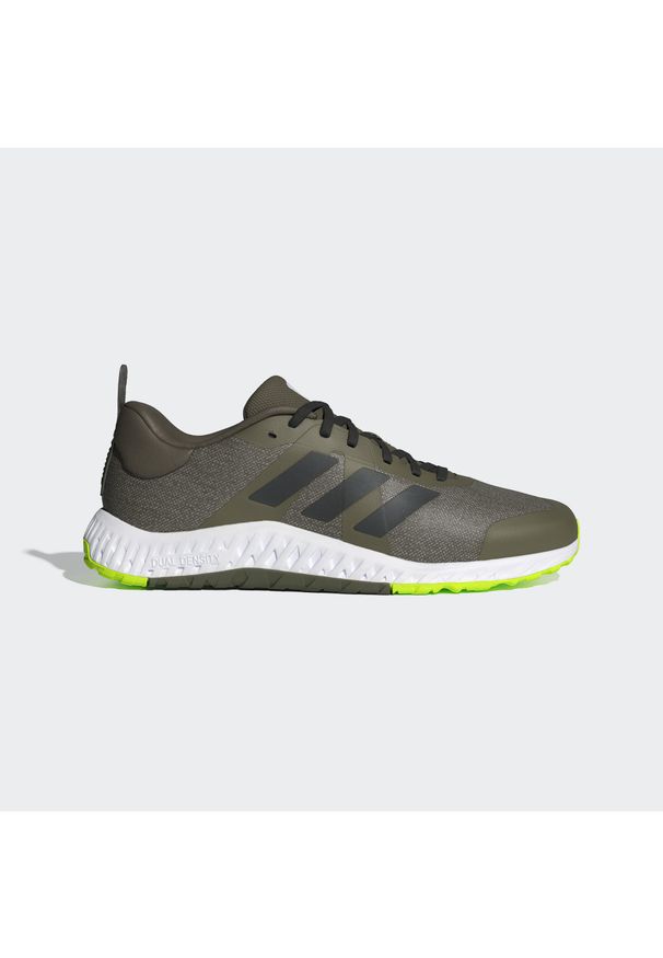 Adidas - Buty treningowe Everyset. Kolor: beżowy, czarny, żółty, wielokolorowy. Materiał: materiał