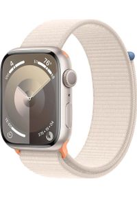 APPLE - Smartwatch Apple Watch 9 45mm GPS Starlight Alu Sport Loop Beżowy (MR983QP/A). Rodzaj zegarka: smartwatch. Kolor: beżowy. Styl: sportowy #1