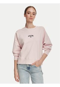 Guess Jeans Bluza W6YQ03 K3828 Różowy Regular Fit. Kolor: różowy. Materiał: bawełna #1