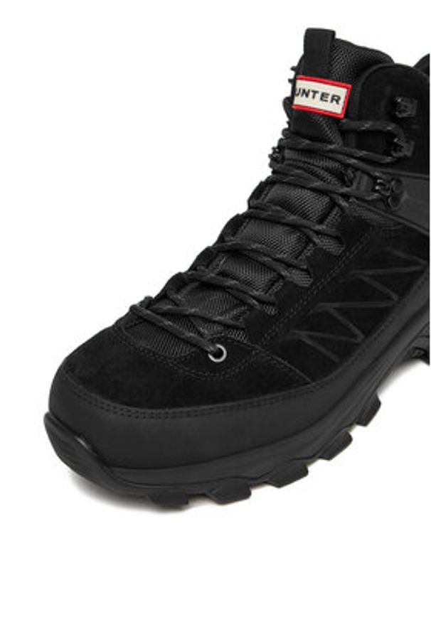 Hunter Trekkingi CEO-H8-352 Czarny. Kolor: czarny. Materiał: skóra, zamsz. Sport: turystyka piesza