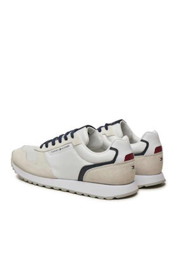TOMMY HILFIGER - Tommy Hilfiger Sneakersy New Runner Eva Trainers FM0FM05454 Biały. Kolor: biały. Materiał: materiał