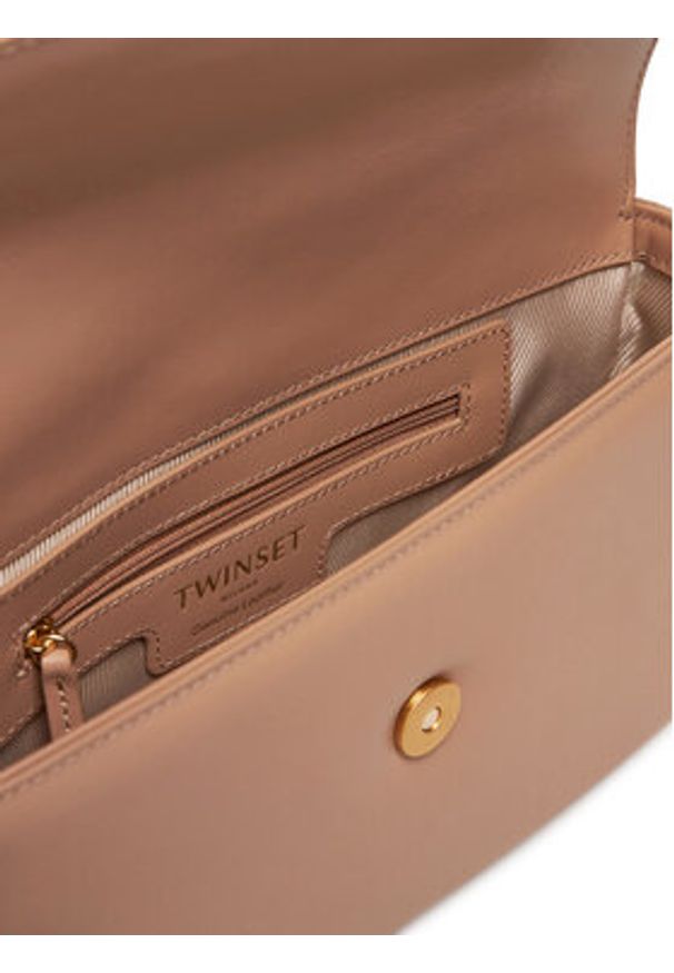 TwinSet - TWINSET Torebka 251TB7090 Brązowy. Kolor: brązowy. Materiał: skórzane