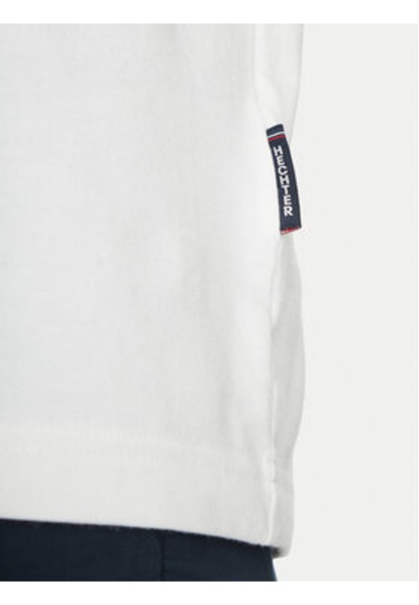 Hechter Paris Polo 74005 151927 Granatowy Regular Fit. Typ kołnierza: polo. Kolor: niebieski. Materiał: bawełna