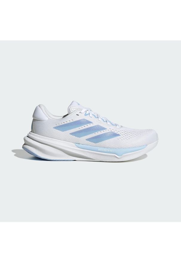 Adidas - Buty Supernova Stride 2.0 Running. Okazja: na co dzień. Kolor: szary, niebieski, wielokolorowy, biały. Sport: bieganie