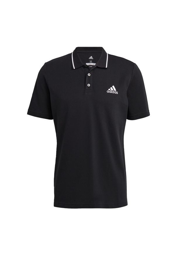 Adidas - Polo adidas Aeroready Essentials Piqué Small Logo. Okazja: na co dzień. Typ kołnierza: polo. Kolor: czarny, biały, wielokolorowy. Materiał: bawełna. Sezon: lato. Styl: casual