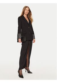 Eleh Marynarka E00277 Czarny Regular Fit. Kolor: czarny. Materiał: syntetyk #3