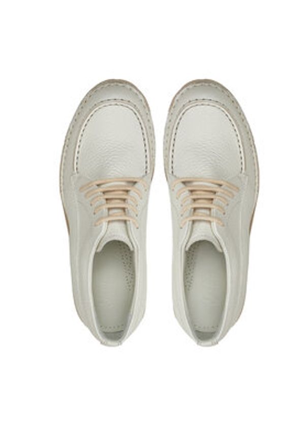 Fracap Trapery G100 Biały. Kolor: biały. Materiał: skóra