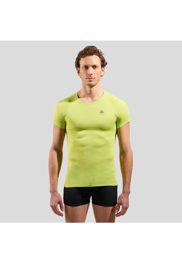 Odlo - Koszulka z krótkim rękawem męska ODLO Active F-Dryight Eco. Kolor: zielony. Długość rękawa: krótki rękaw. Długość: krótkie. Sport: fitness