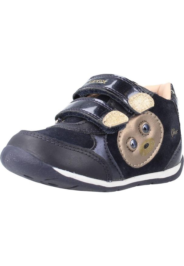 Tenisówki Geox Model B Each Girl B Kolor Niebieski. Kolor: niebieski. Materiał: tkanina, skóra. Sport: turystyka piesza