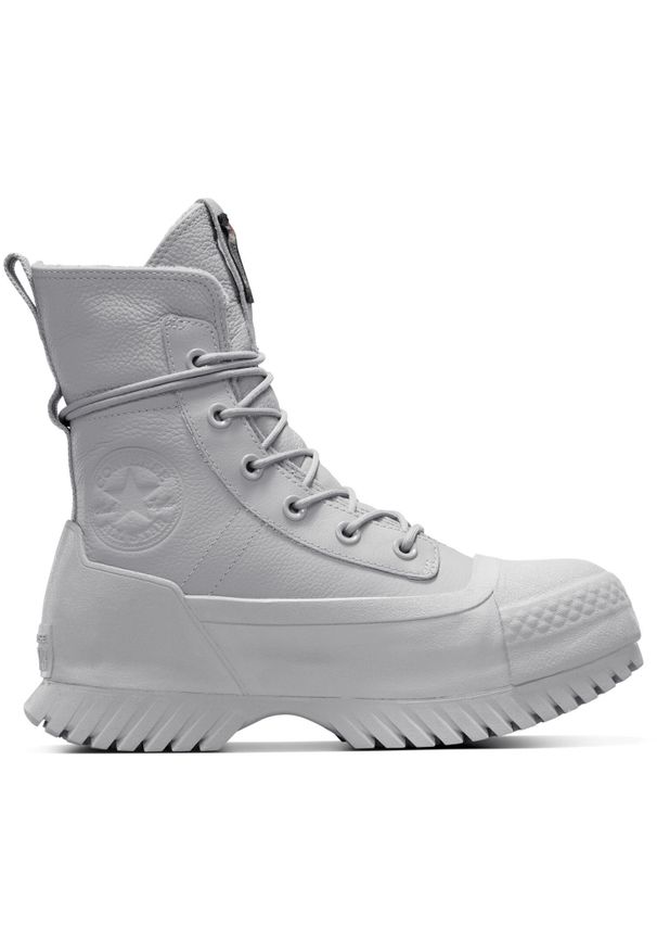 Boots Converse Chuck Taylor All Star Lugged 2.0 Waterproof. Kolor: szary. Materiał: materiał, skóra ekologiczna