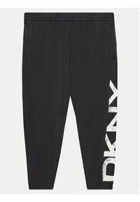 DKNY Sport Spodnie dresowe DPPP2833 Czarny Relaxed Fit. Kolor: czarny. Materiał: bawełna #4