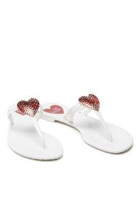 Love Moschino - LOVE MOSCHINO Japonki JA28321G0EI34100 Biały. Kolor: biały #7