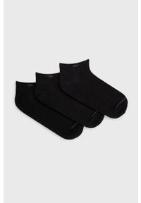 Calvin Klein Skarpetki (3-pack) męskie kolor czarny. Kolor: czarny
