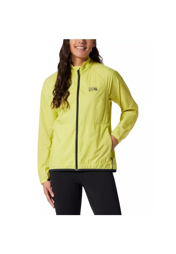 MOUNTAIN HARDWEAR - Wiatrówka damska Mountain Hardwear Kor Airshell Full Zip. Kolor: zielony