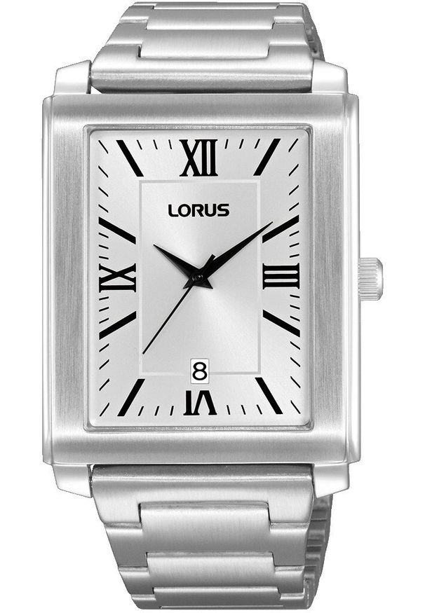 Zegarek Lorus Zegarek męski Lorus RS987DX9 srebrny. Kolor: srebrny
