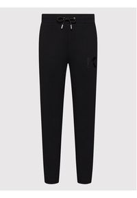 Karl Lagerfeld - KARL LAGERFELD Spodnie dresowe 705894 500900 Czarny Regular Fit. Kolor: czarny. Materiał: bawełna