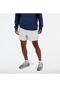 Spodenki męskie New Balance MS41511AHH – szare. Kolor: szary. Materiał: bawełna, dresówka #2