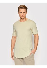 Only & Sons T-Shirt Matt 22002973 Beżowy Regular Fit. Kolor: beżowy. Materiał: bawełna