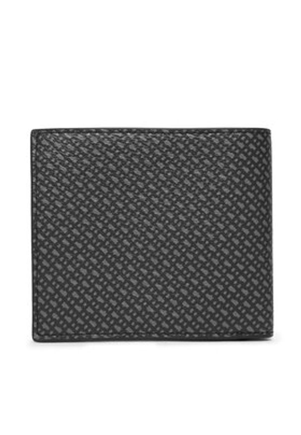 BOSS Portfel 50558497 Czarny. Kolor: czarny. Materiał: skóra