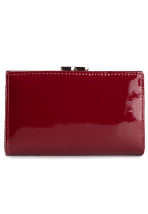 Pierre Cardin Portfel 05 LINE 108 Bordowy. Kolor: czerwony. Materiał: skóra, lakier