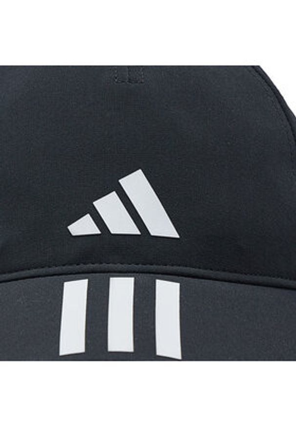 Adidas - adidas Czapka z daszkiem 3-Stripes AEROREADY Running Training Baseball Cap IC6520 Czarny. Kolor: czarny. Materiał: materiał