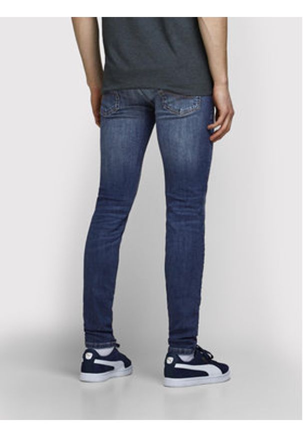 Jack & Jones - Jack&Jones Jeansy Liam 12166854 Granatowy Skinny Fit. Kolor: niebieski