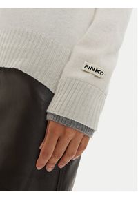 Pinko Sweter Donskoy 104468 A277 Biały Relaxed Fit. Kolor: biały. Materiał: kaszmir #3