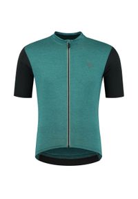 ROGELLI - Koszulka rowerowa męska Rogelli MELANGE. Kolor: czarny, niebieski, turkusowy, wielokolorowy
