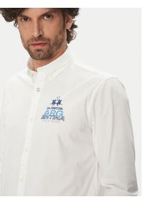 La Martina Koszula Alfred MAC601 PP483 Biały Regular Fit. Kolor: biały. Materiał: bawełna #4