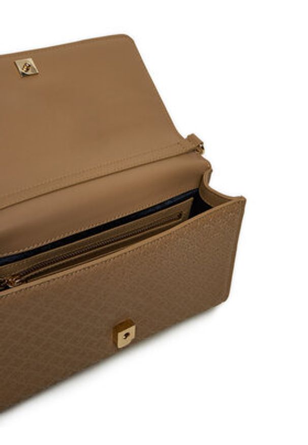 TOMMY HILFIGER - Tommy Hilfiger Torebka AW0AW16933 Brązowy. Kolor: brązowy. Materiał: skórzane