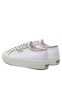 Superga Tenisówki Multicolor Beads 2740 S4131FW Biały. Kolor: biały. Materiał: materiał #5