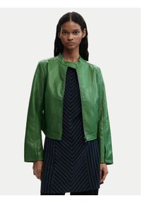 Desigual Kurtka z imitacji skóry Ariel 26SWEW09 Zielony Regular Fit. Kolor: zielony. Materiał: skóra #1