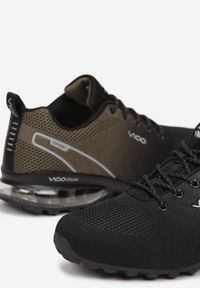 Born2be - Czarne Buty Sportowe Thespophia. Wysokość cholewki: przed kostkę. Nosek buta: okrągły. Zapięcie: sznurówki. Kolor: czarny. Materiał: materiał. Szerokość cholewki: normalna. Obcas: na płaskiej podeszwie #3