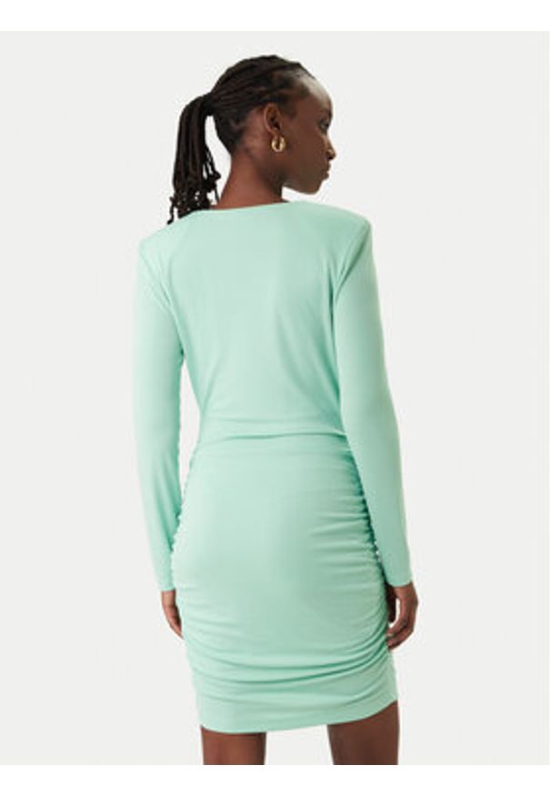 Just Cavalli Sukienka koktajlowa 80PAO957 J0253 Niebieski Slim Fit. Kolor: niebieski. Materiał: syntetyk. Styl: wizytowy