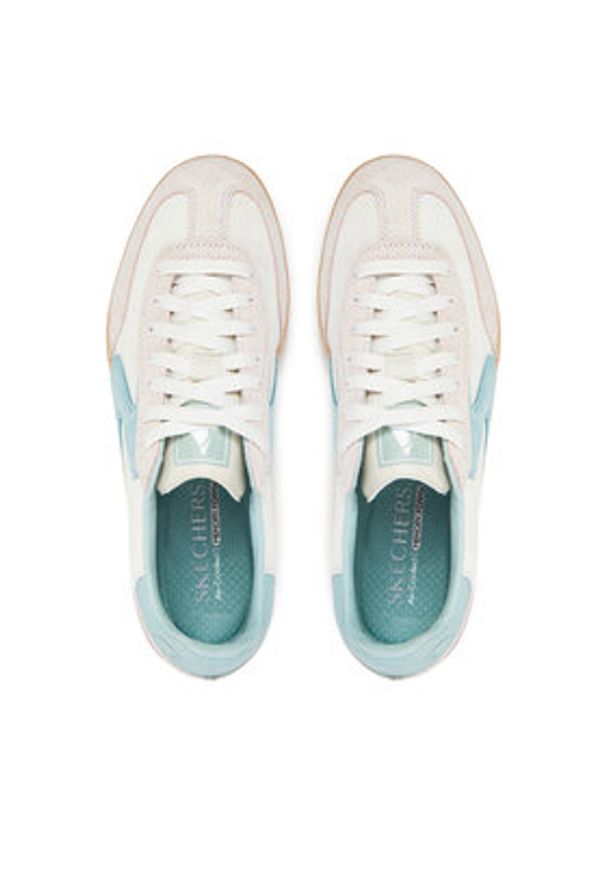 skechers - Skechers Sneakersy Hotshot - For The Win 185234/NTAQ Écru. Materiał: skóra, zamsz