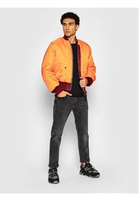 Alpha Industries Kurtka bomber Ma-1 100101 Bordowy Regular Fit. Kolor: czerwony. Materiał: syntetyk #7