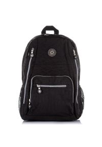 Plecak sportowy czarny BAG STREET SP-09-BL. Kolor: czarny. Materiał: materiał. Styl: street, sportowy #1