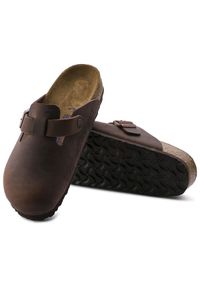 Birkenstock - Klapki damskie BIRKENSTOCK BOSTON SFB LEOI HABANA. Okazja: na co dzień, do pracy, na spacer. Kolor: brązowy. Styl: casual #3