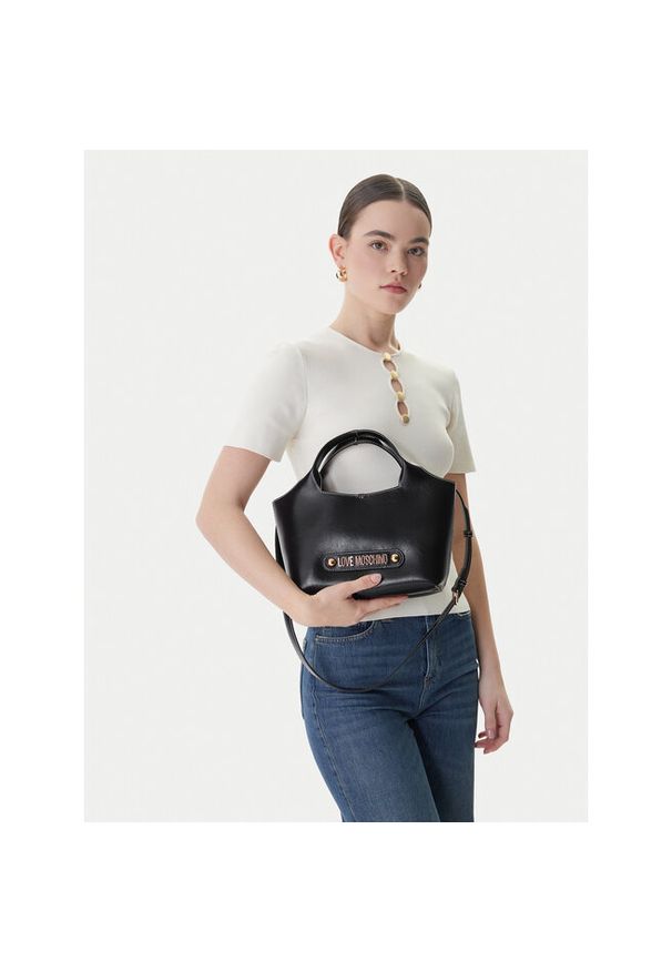 Love Moschino - Torebka LOVE MOSCHINO. Kolor: czarny