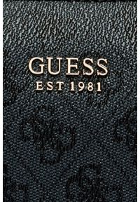 Guess - GUESS Szara damska shopperka Brenton. Kolor: szary. Materiał: skórzane. Styl: elegancki, casual #3