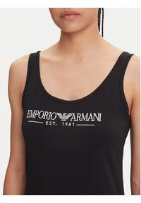Emporio Armani Underwear Sukienka codzienna EW000494 AF10881 UC001 Czarny Regular Fit. Okazja: na co dzień. Kolor: czarny. Materiał: bawełna. Typ sukienki: proste. Styl: casual #4