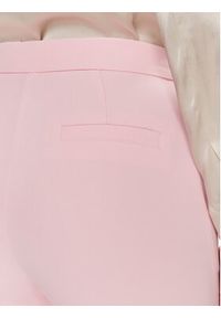 Maryley Spodnie materiałowe 24EB587/43OR Różowy Wide Leg. Kolor: różowy. Materiał: syntetyk