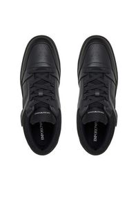 Emporio Armani Sneakersy EM002855 AF18018 MZ312 Czarny. Kolor: czarny. Materiał: skóra #4